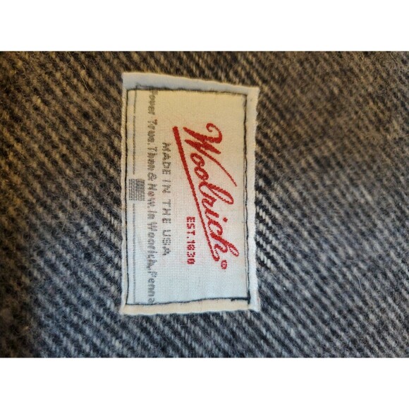 RARE Vtg Woolrich Advertising Wool Tray Basket Gray 10 Inch x 10 Inch ReFleece main image 9